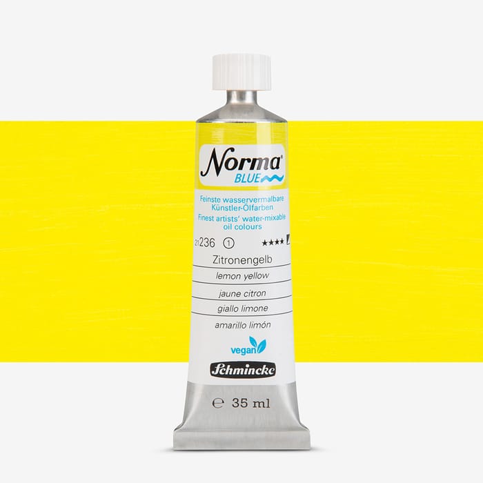 Schmincke Norma Blue 40 ml Tube Jaune Citron