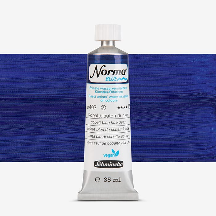 Schmincke Norma Blue 40 ml Tube Bleu De Cobalt