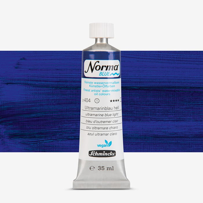 Schmincke Norma Blue 40 ml Tube Bleu Outremer Clair