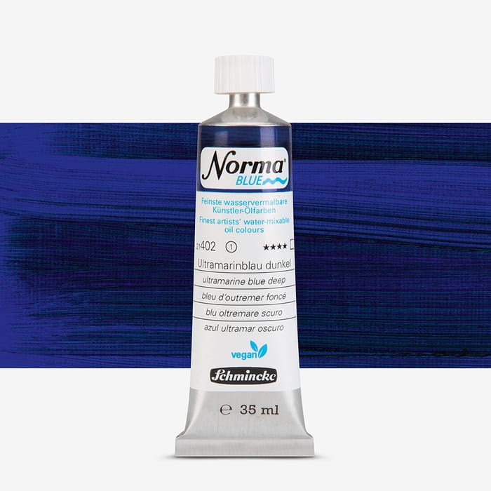 Schmincke Norma Blue 40 ml Tube Bleu Outremer Fonce