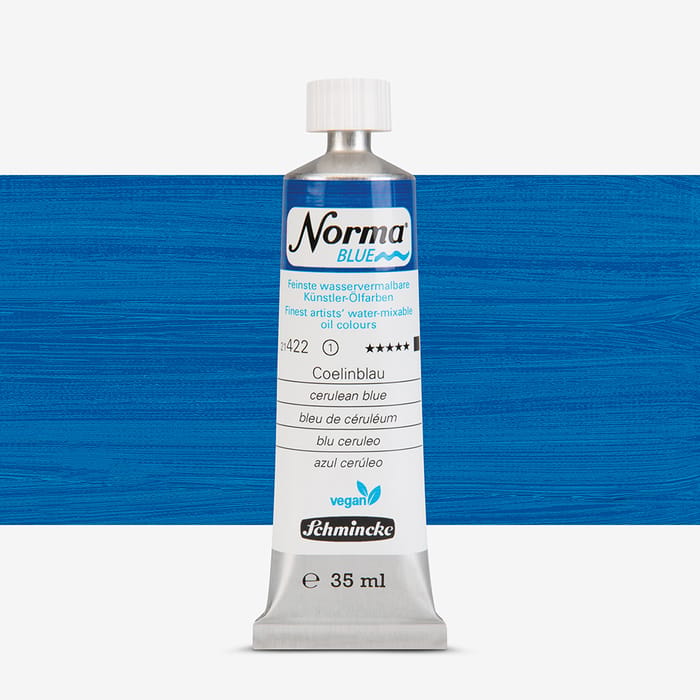 schmincke - norma blue - 40 ml - tube ceruleum Schmincke Norma Blue 40 ml Tube Ceruleum