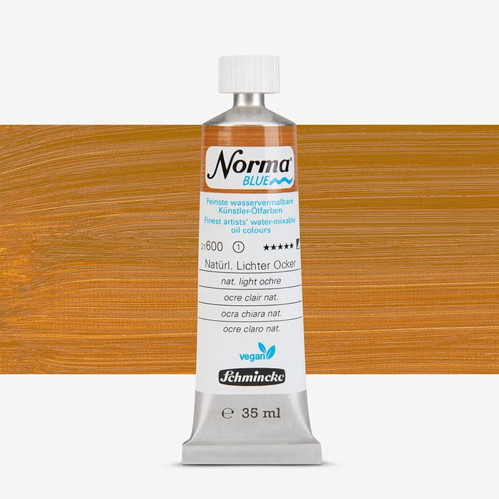 Schmincke Norma Blue 40 ml Tube Ocre Naturel Clair