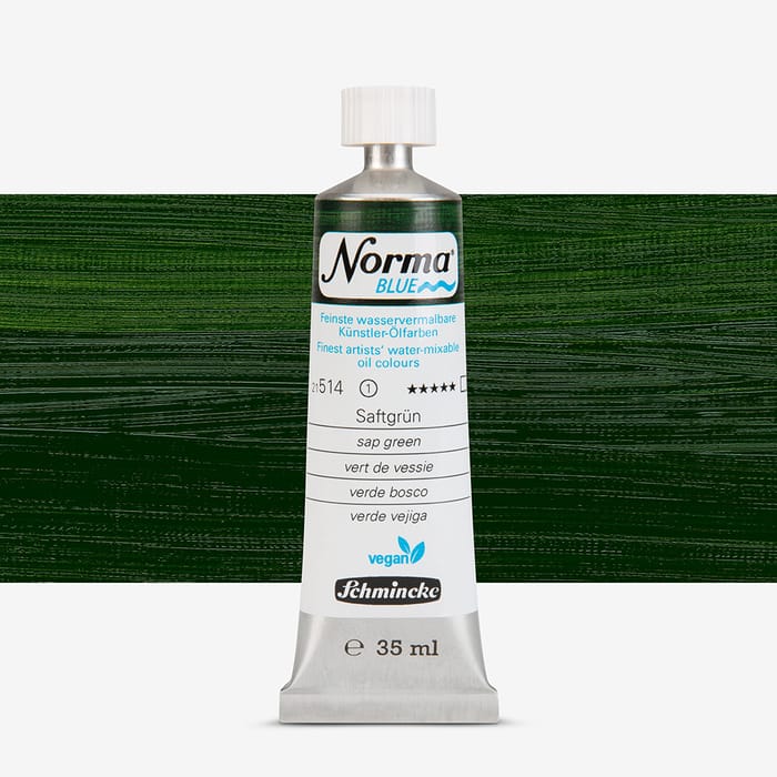 schmincke - norma blue - 40 ml - tube vert de vessie Schmincke Norma Blue 40 ml Tube Vert De Vessie
