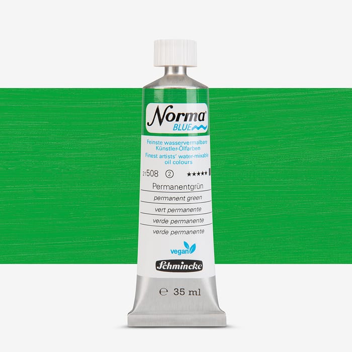 Schmincke Norma Blue 40 ml Tube Vert Permanent