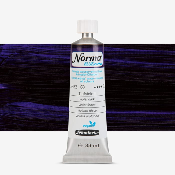 schmincke - norma blue - 40 ml - tube violet fonce Schmincke Norma Blue 40 ml Tube Violet Fonce