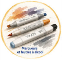 Versofichier 4Marqueurs Et Feutres Alcool