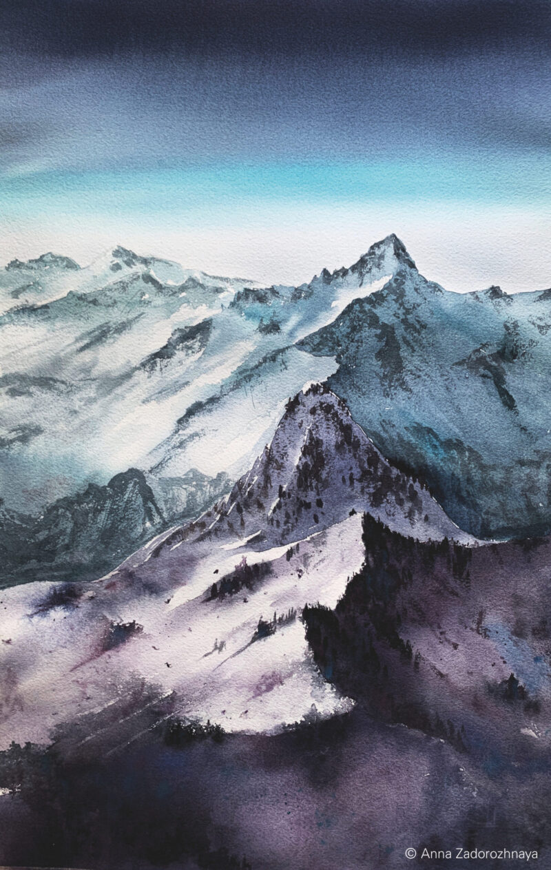Supergranulierende Farben Anna Gletscher