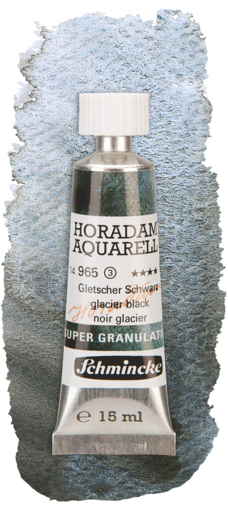schmincke-aquarelle granulation-15ml-Gletscher_14965006_Aufstrich Schmincke Aquarelle Granulation 15ml Gletscher 14965006 Aufstrich