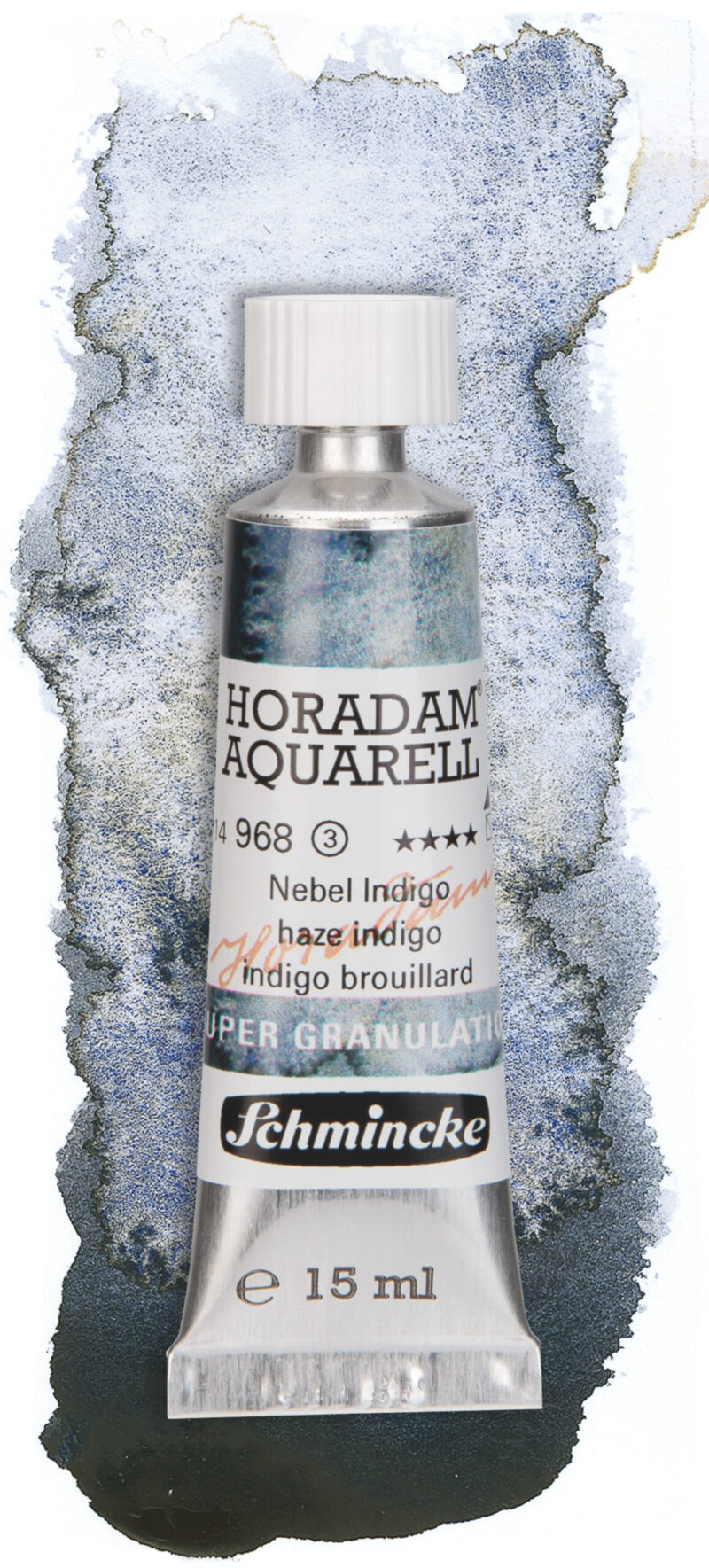 schmincke-aquarelle granulation-15ml-Nebel_14968006_Aufstrich Schmincke Aquarelle Granulation 15ml Nebel 14968006 Aufstrich