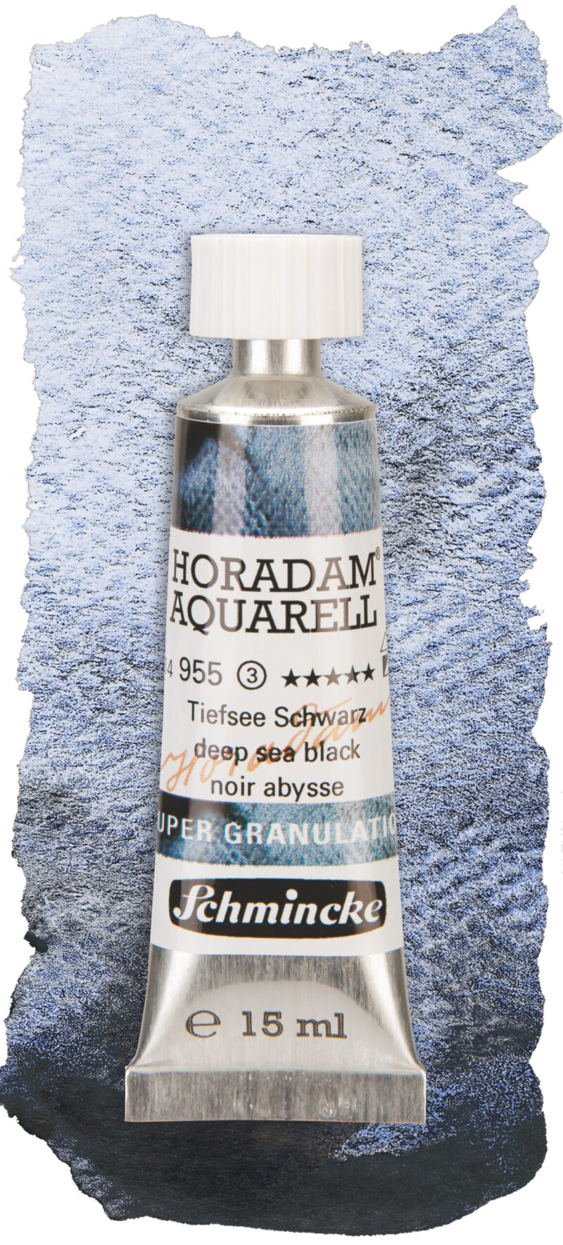 schmincke-aquarelle granulation-15ml-Tiefsee_14955006_Aufstrich Schmincke Aquarelle Granulation 15ml Tiefsee 14955006 Aufstrich