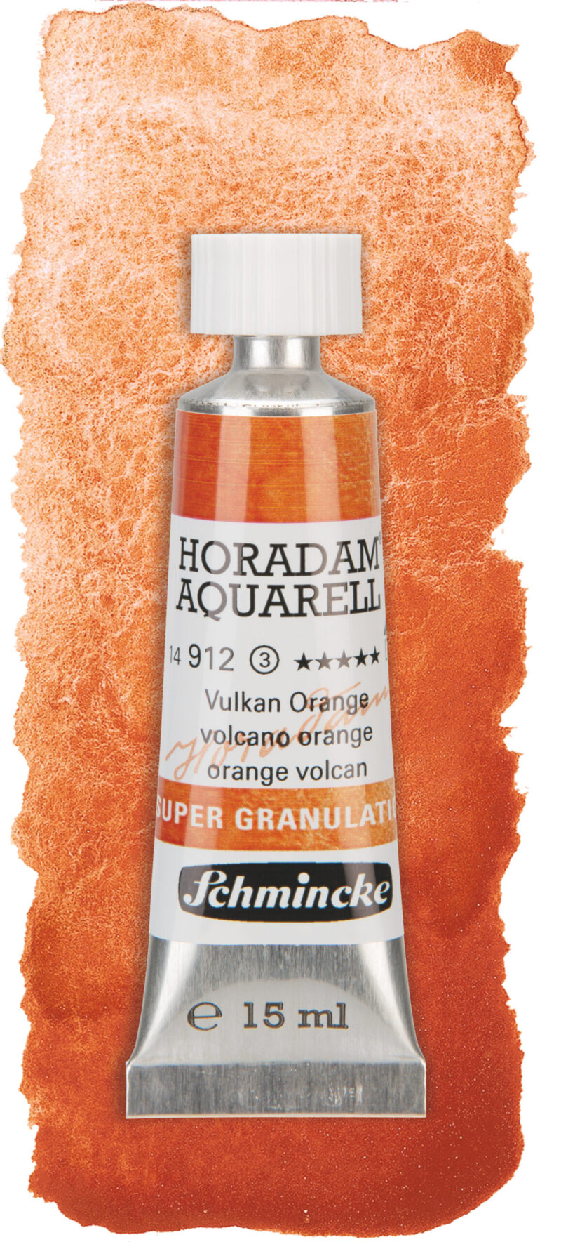 schmincke-aquarelle granulation-15ml-Vulkan_14912006_Aufstrich Schmincke Aquarelle Granulation 15ml Vulkan 14912006 Aufstrich