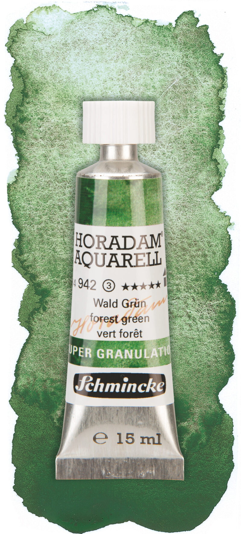 schmincke-aquarelle granulation-15ml-Wald_14942006_Aufstrich Schmincke Aquarelle Granulation 15ml Wald 14942006 Aufstrich