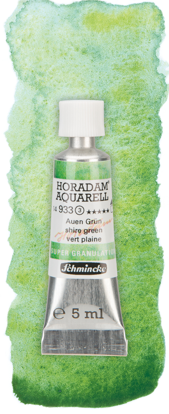 Schmincke Aquarelle Granulation 5ml Auen 14933001 Wischer