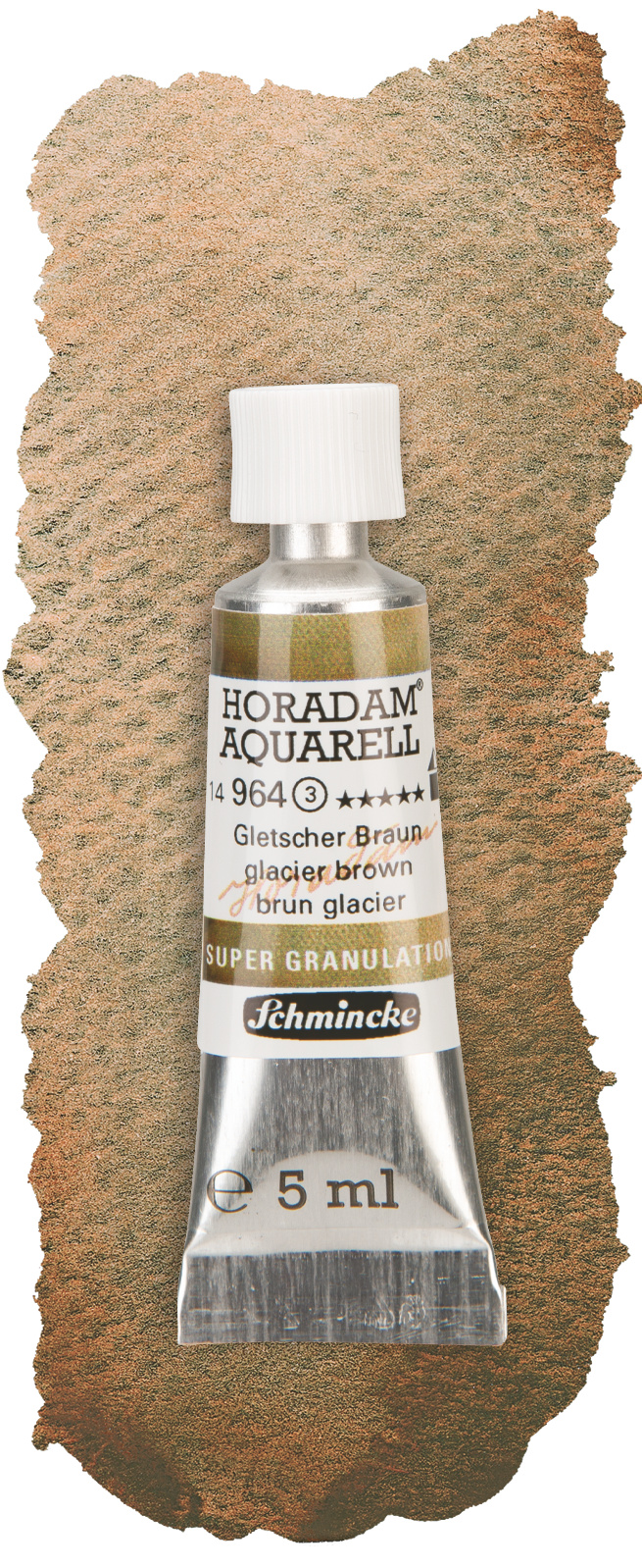 Schmincke Aquarelle Granulation 5ml Gletscher 14964001 Wischer