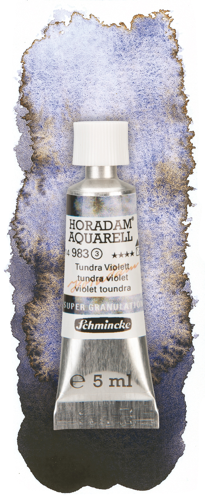 Schmincke Aquarelle Granulation 5ml Tundra 14983001 Wischer