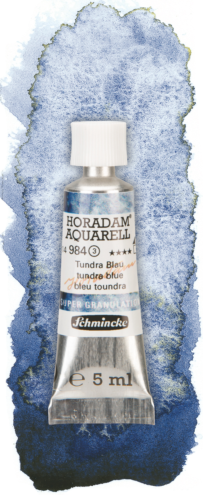 Schmincke Aquarelle Granulation 5ml Tundra 14984001 Wischer