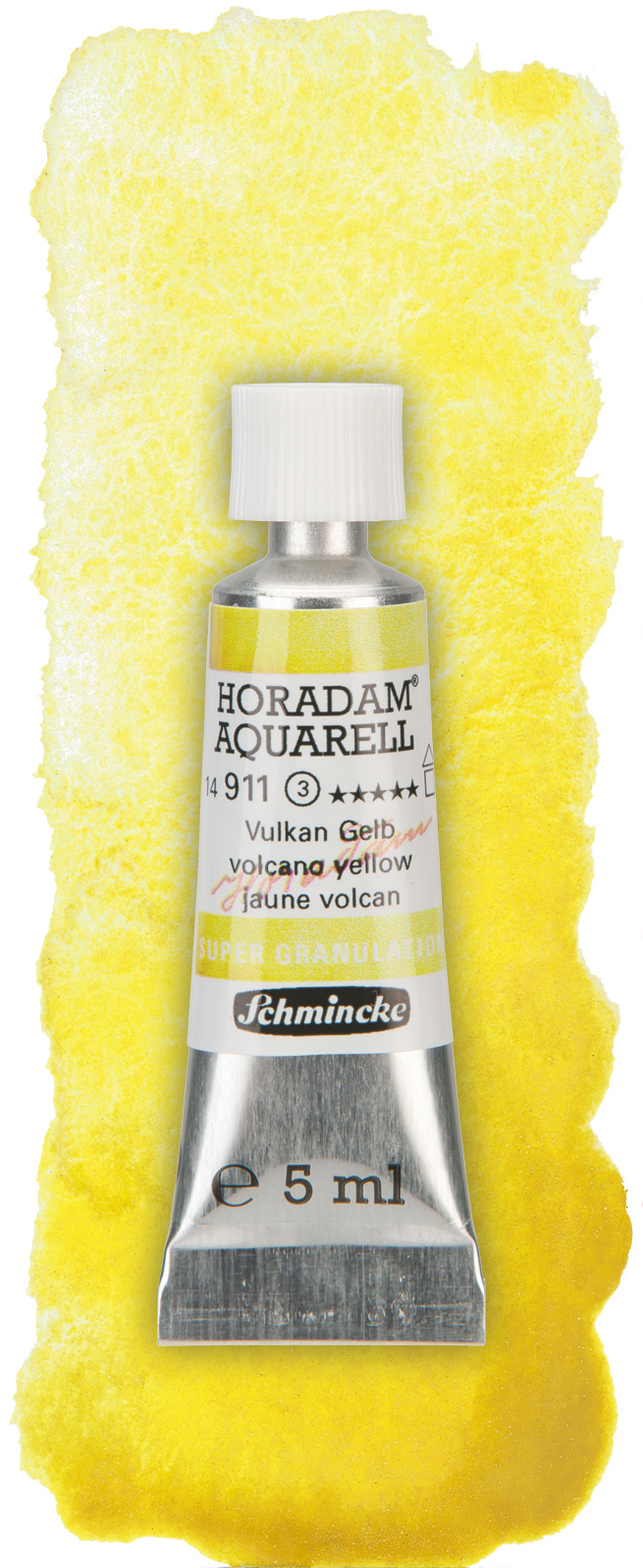 Schmincke Aquarelle Granulation 5ml Vulkan 14911001 Wischer