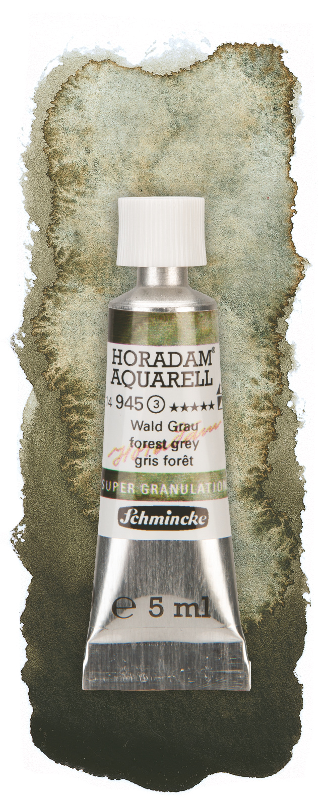 Schmincke Aquarelle Granulation 5ml Wald 14945001 Wischer