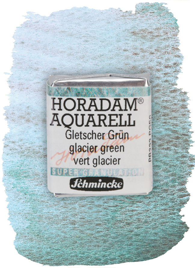 Schmincke Aquarelle Granulation Demigodet Gletscher Grun 14963044 Wischer