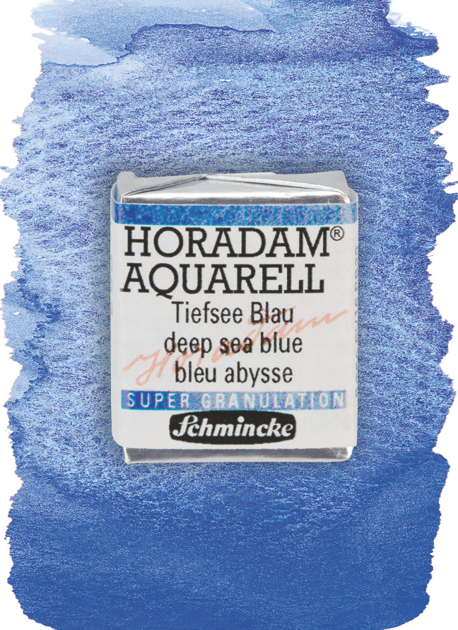 schmincke-aquarelle granulation-demigodet-Tiefsee_Blau_14953044_Wischer Schmincke Aquarelle Granulation Demigodet Tiefsee Blau 14953044 Wischer