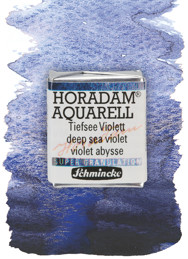schmincke-aquarelle granulation-demigodet-Tiefsee_Violett_14951044_Wischer Schmincke Aquarelle Granulation Demigodet Tiefsee Violett 14951044 Wischer