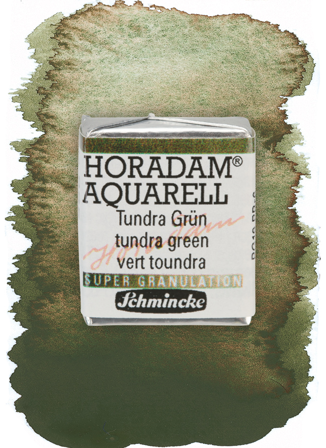 Schmincke Aquarelle Granulation Demigodet Tundra Grun 14985044 Wischer
