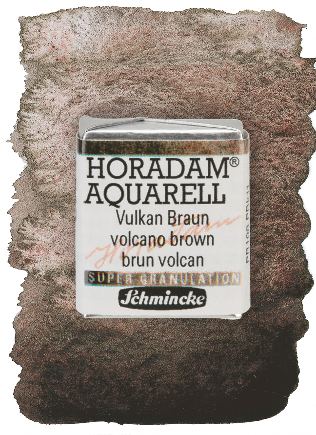 schmincke-aquarelle granulation-demigodet-Vulkan_Braun_14915044_Wischer Schmincke Aquarelle Granulation Demigodet Vulkan Braun 14915044 Wischer