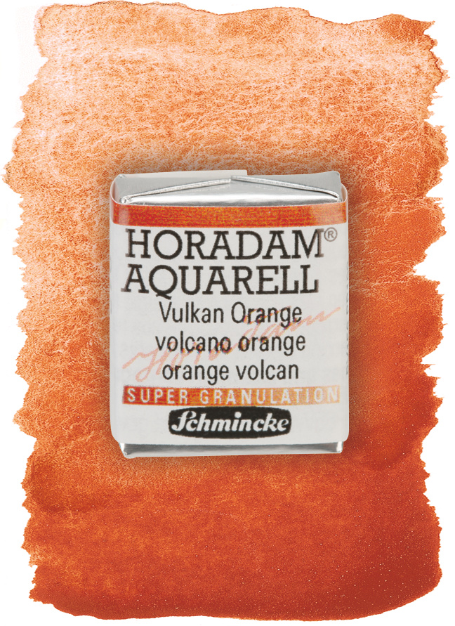 schmincke-aquarelle granulation-demigodet-Vulkan_Orange_14912044_Wischer Schmincke Aquarelle Granulation Demigodet Vulkan Orange 14912044 Wischer