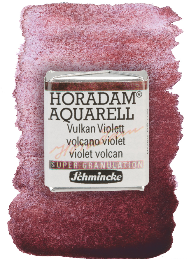 Schmincke Aquarelle Granulation Demigodet Vulkan Violett 14914044 Wischer