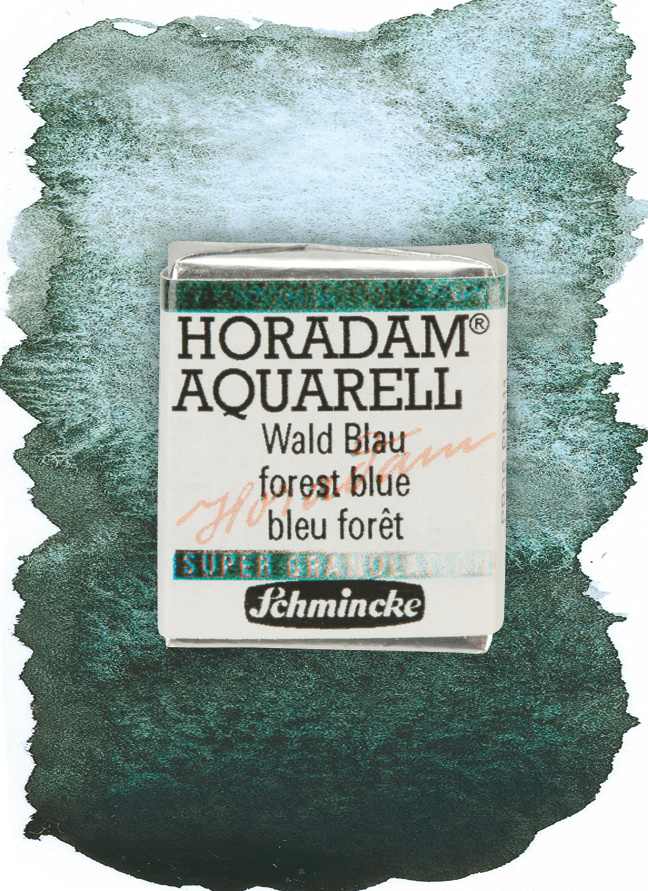 Schmincke Aquarelle Granulation Demigodet Wald Blau 14943044 Wischer