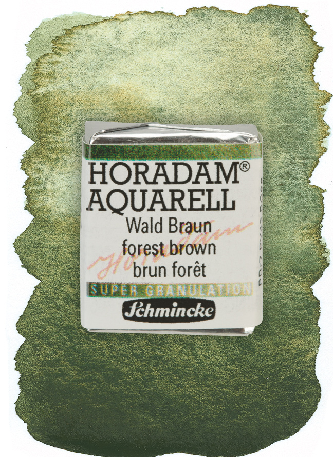Schmincke Aquarelle Granulation Demigodet Wald Braun 14944044 Wischer