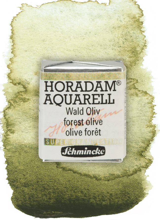 Schmincke Aquarelle Granulation Demigodet Wald Oliv 14941044 Wischer