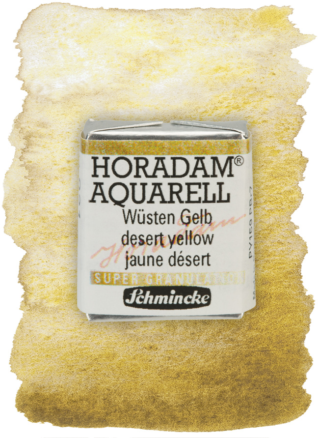 schmincke-aquarelle granulation-demigodet-Wüsten_Gelb_14921044_Wischer Schmincke Aquarelle Granulation Demigodet Wusten Gelb 14921044 Wischer