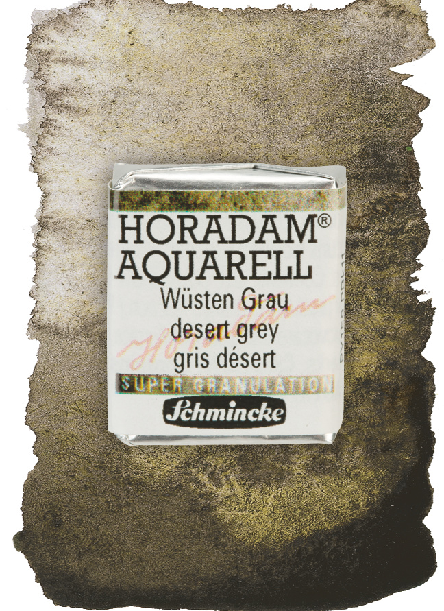 Schmincke Aquarelle Granulation Demigodet Wusten Grau 14925044 Wischer