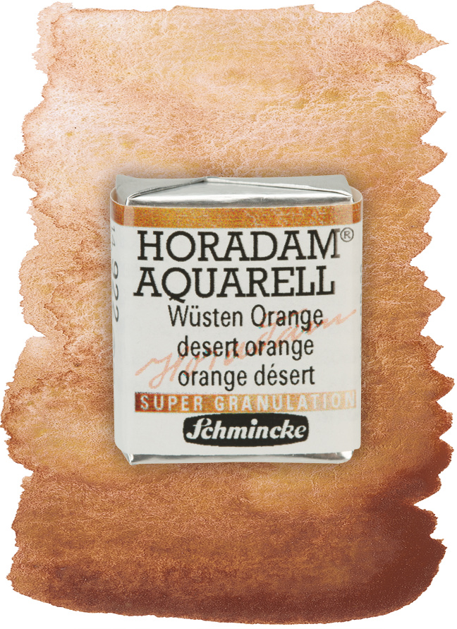 Schmincke Aquarelle Granulation Demigodet Wusten Orange 14922044 Wischer