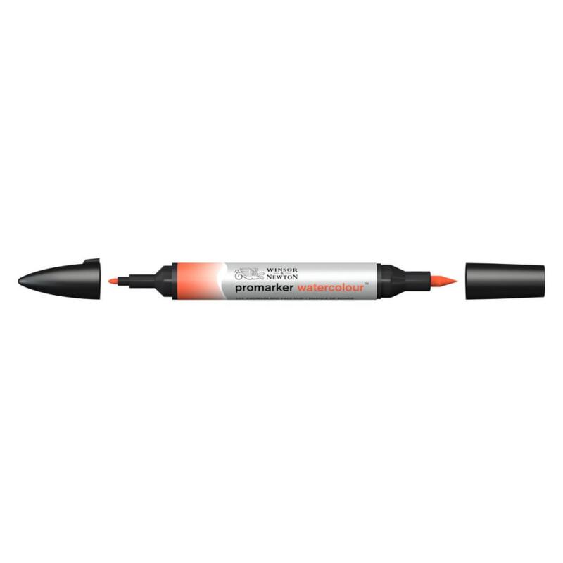 884955032725-rouge-de-cadmium-pale-feutre-promarker-aquarelle-04 Feutre aquarellable Promarker Aquarelle Winsor & Newton – 103 – Rouge de Cadmium Pâle
