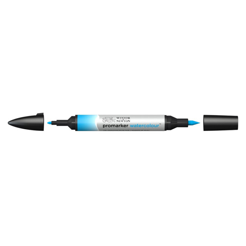 Feutre aquarellable Promarker Aquarelle Winsor & Newton – 139 – Bleu de Céruléum Imitation