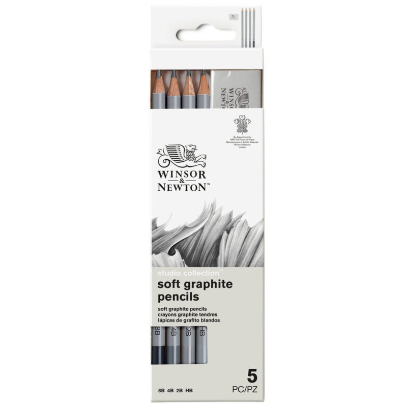 884955064818-boite-metal-de-4-crayons-graphite-gomme-crayons-graphite-et-fusain-07 Blister de 4 crayons graphite + gomme Winsor & Newton