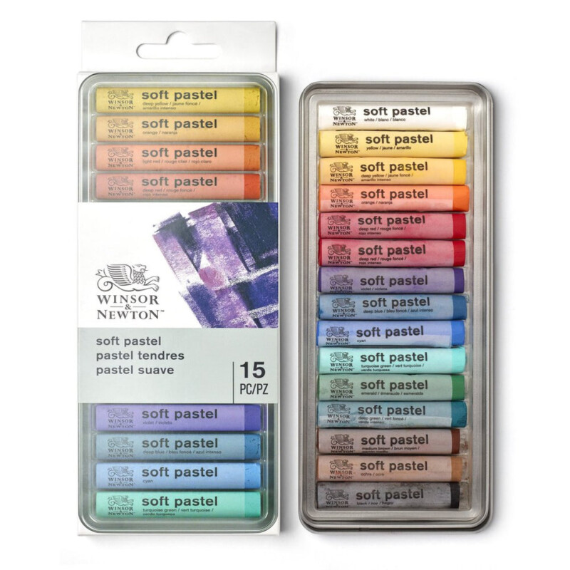 Pastels tendres Winsor & Newton – Boîte de 15