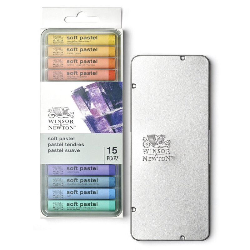 Pastels tendres Winsor & Newton – Boîte de 15