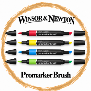 W&N – Feutres à alcool Promarker Brush