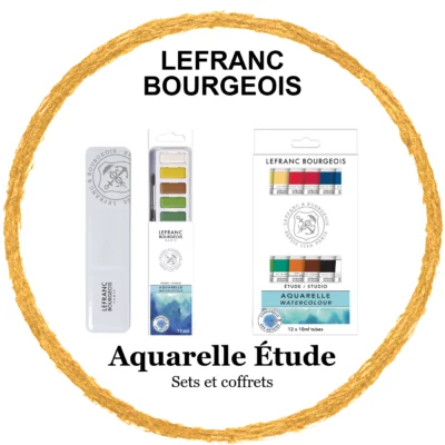 Aquarelle Étude Lefranc Bourgeois